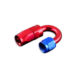Swivel 180' AN10 fitting Red