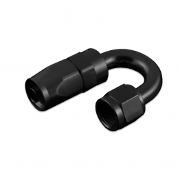 Swivel 180' AN10 fitting Black