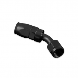 Swivel 45' AN10 fitting Black